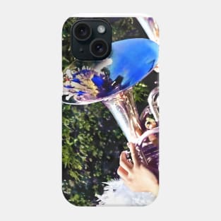 Reflections on a Baritone Horn Phone Case