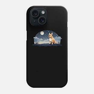 Moon Gazing French Bulldog Phone Case