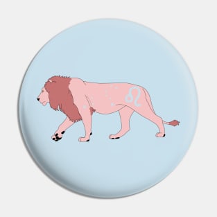 Leo (Baby Pink) Pin