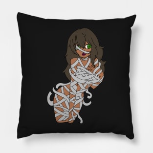 Halloween Mummy Girl Pillow