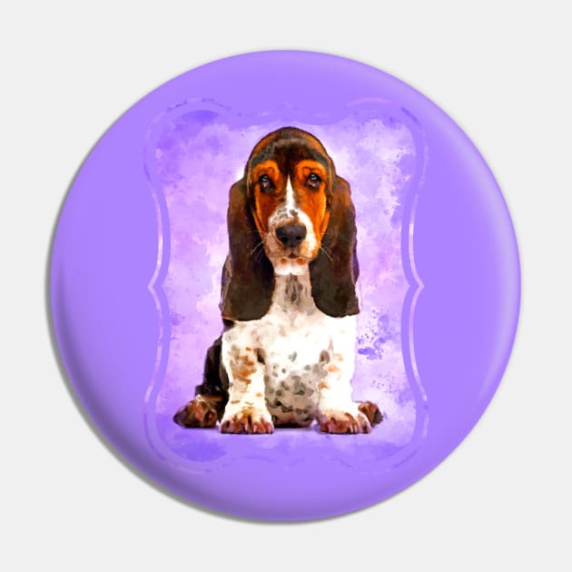 Basset Hound Puppy Pin by Nartissima