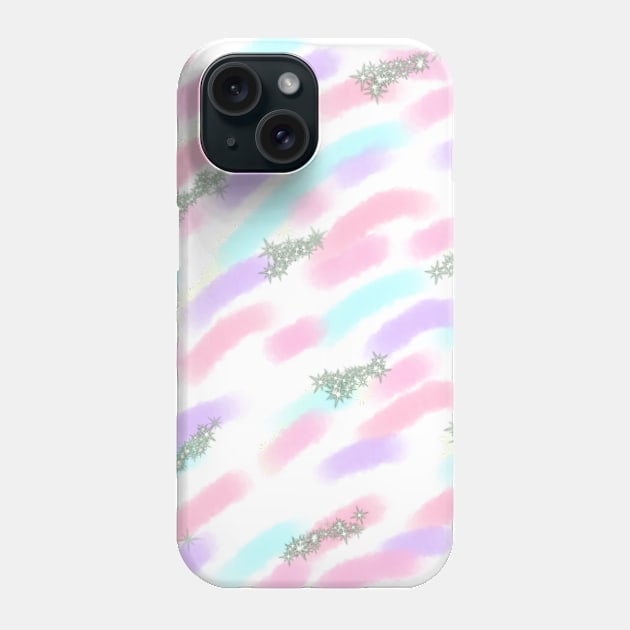 Colorful watercolor abstract glitter sparkle art Phone Case by Artistic_st