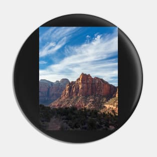 Mountain Range in Zion National Park Pin