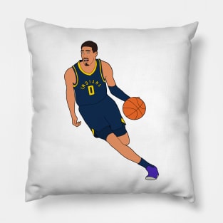 Tyrese Haliburton Dribble Minimal Pillow