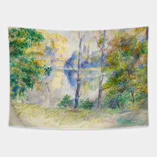 View of a Park by Auguste Renoir Tapestry