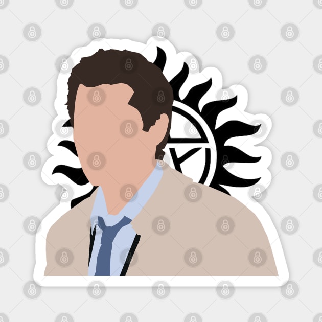 Castiel Magnet by LUCYFERCHRIST