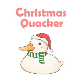 Christmas Quacker Cute Duck T-Shirt