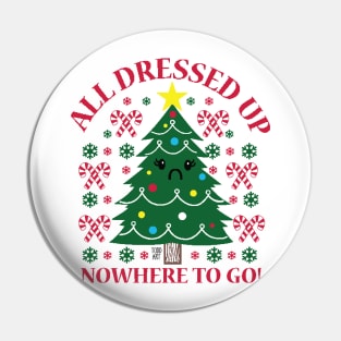 ALL DRESSED UP TREE Pin