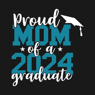 Proud Aunt Of A 2024 Graduate For Family Graduation T-Shirt