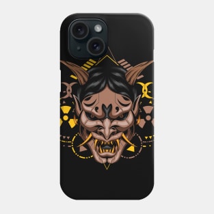 mecha hanya mask Phone Case