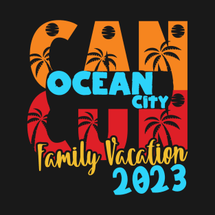 Cancun 2023 Ocean City Summer Family Couple Matching Holiday T-Shirt