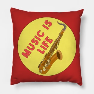 Music is Life Pillow