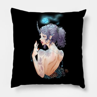 The Tattooed Oni Pillow