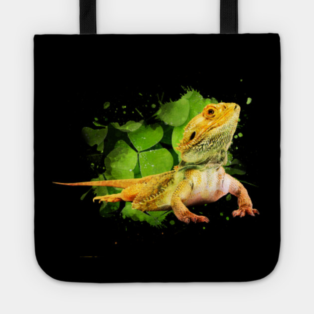 Bearded Dragon Reptile Keeper Lizard Watercolor Design Bearded