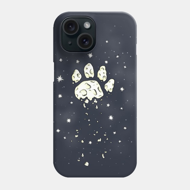 Cat's Paw Meteorite Phone Case by The Wolf and the Butterfly