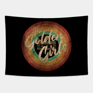 The Golden Girls Vintage Circle Art Tapestry