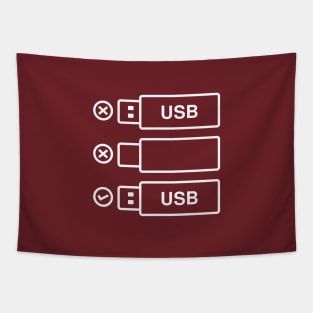 HOW TO INSERT USB Tapestry