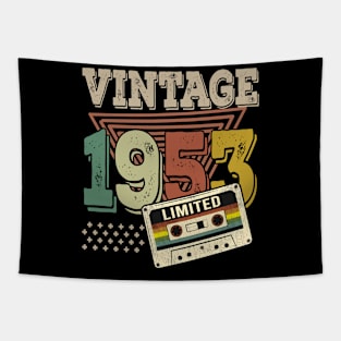 Vintage 1953 Decoration 71st Birthday Tapestry