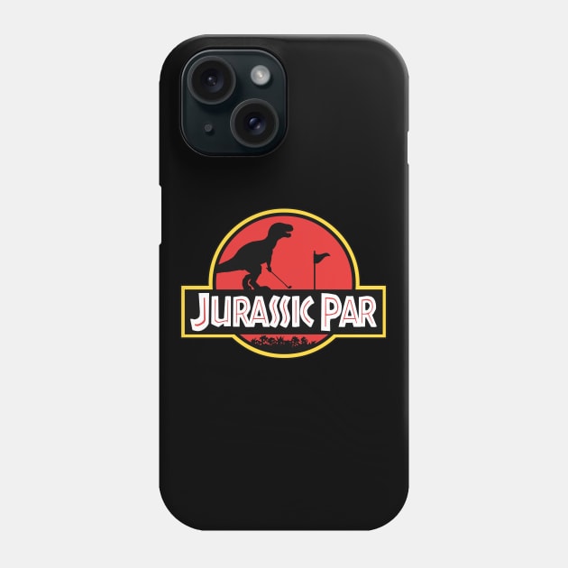 Funny Golf T-Rex Phone Case by sqwear