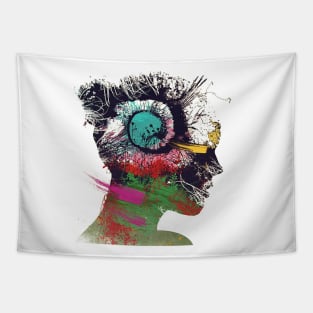 Colorful Woman Tapestry