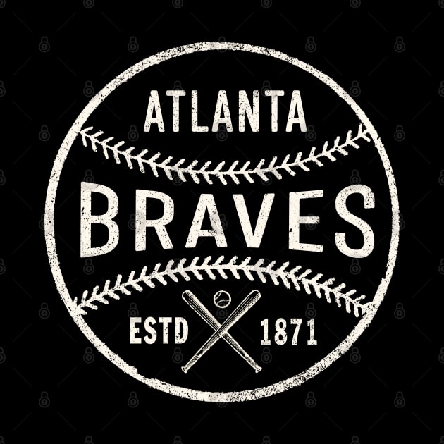 Vintage Atlanta Braves by Buck Tee by Buck Tee