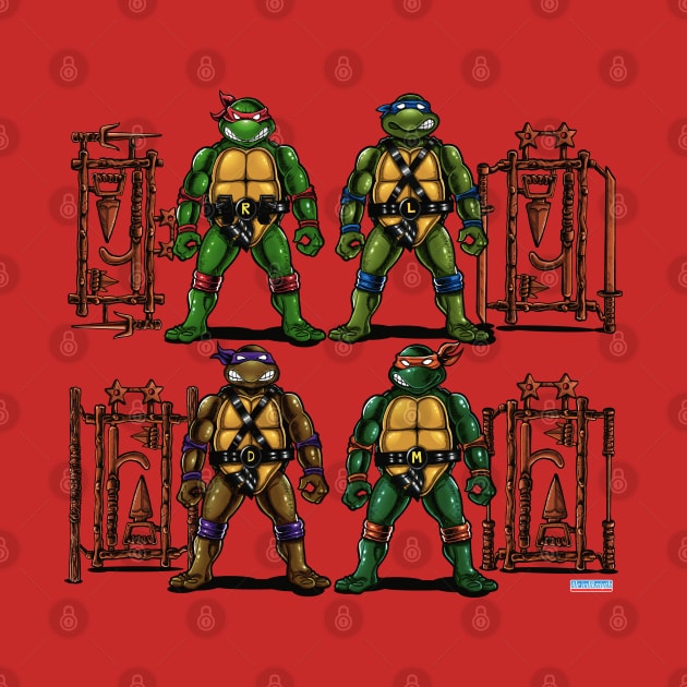 TMNT action figures by Ale_jediknigth