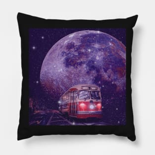 Train In Space Pillow