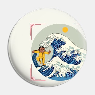 KUNG FU GREAT WAVE Pin