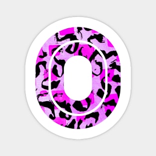 Watercolour Leopard Print Alphabet Magnet