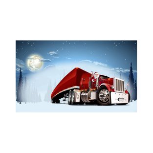 Cartoon christmas truck T-Shirt