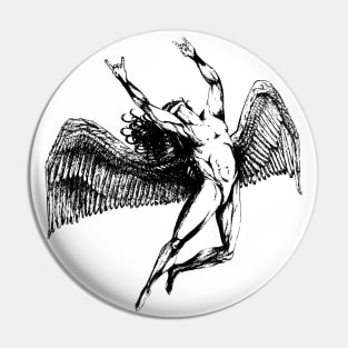 THE ICARUS SYNDROME - black BEST SELLER Pin