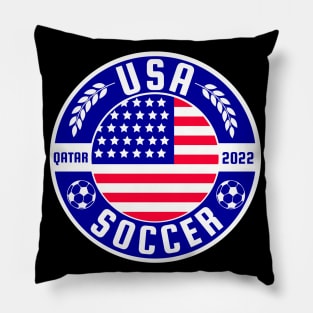 USA Qatar 2022 Pillow