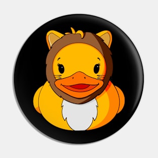 Lion Rubber Duck Pin