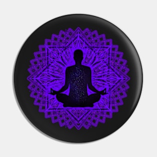 Meditation - Sacred Geometry Pin