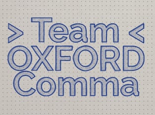 Team Oxford Comma / English Professor / College Students Magnet