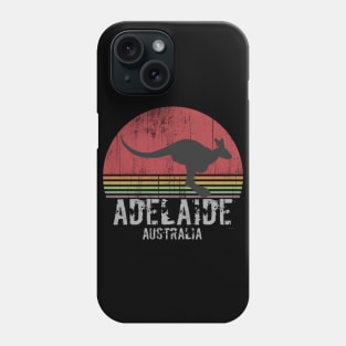 Adelaide Retro City Australia Vintage Kangaroo Phone Case