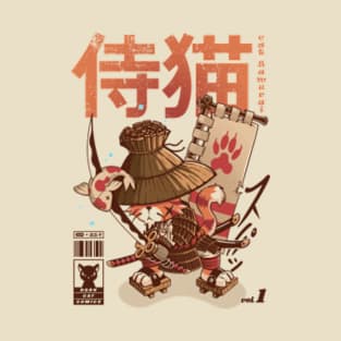 Cat Samurai T-Shirt