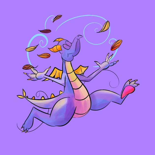 Leaping Figment by sketchcot