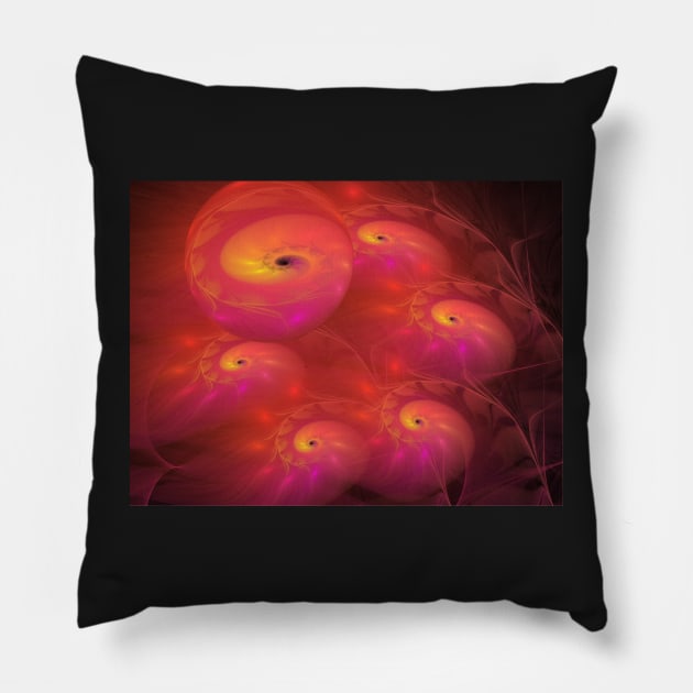 Oily #9: Spiral Shrimp B'Oily Pillow by barrowda