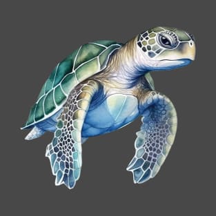 Swimming Turtle T-Shirt