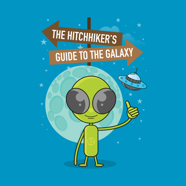 The Hitchhiker's Guide to the Galaxy - Alternative Movie Poster by MoviePosterBoy