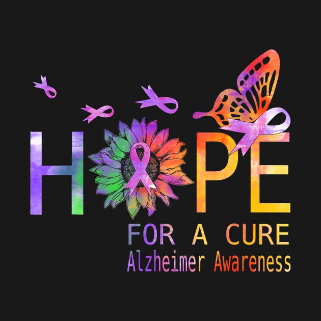 Hope For A Cure Alzheimer Awareness Gift by thuylinh8