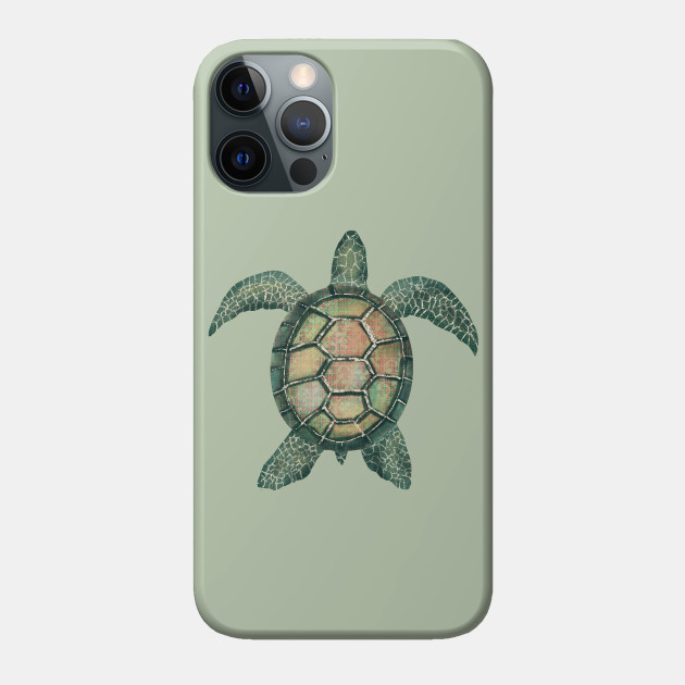 Awesome sea turtle - Sea Turtle - Phone Case