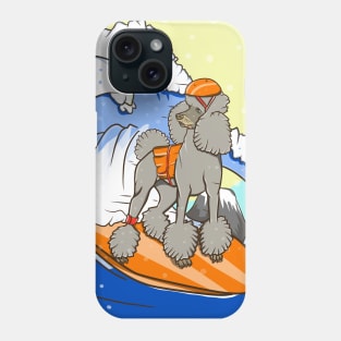 Poodle Surfing Phone Case