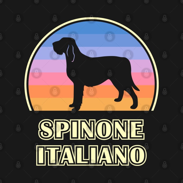 Spinone Italiano Vintage Sunset Dog by millersye