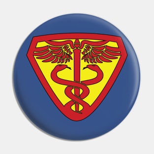 Super Medic For Paramedic, Nurses, Doctors, Medical Staff, Healthcare Volunteers, Self Isolate Pin