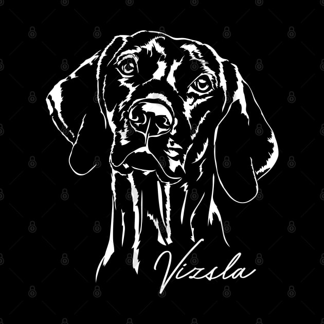 Hungarian Vizsla dog lover portrait by wilsigns