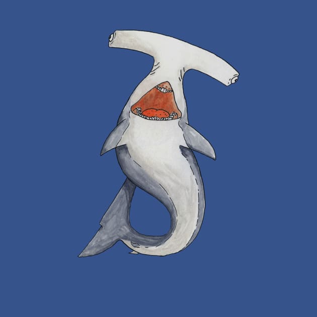 Hammerhead Shark by KingMonkeyIllustrations2