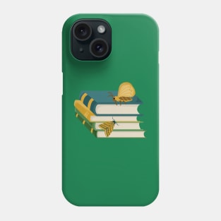 Moths and Books Phone Case