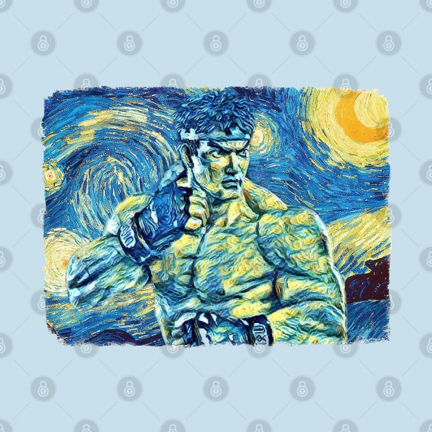 Street Fighter Van Gogh Style by todos